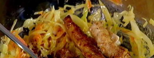 пирожки из лаваша с курицей и капустой. Шаг 9