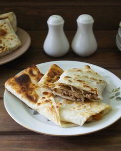 Пирожки из лаваша с мясом