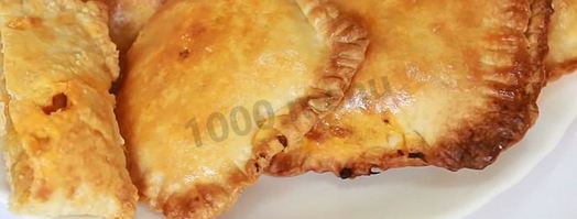 пирожки из слоеного теста с капустой в духовке. Шаг 13