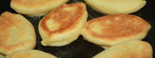 пирожки из теста на мацони с картофелем и фаршем. Шаг 12