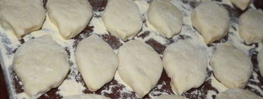 пирожки из теста на мацони с картофелем и фаршем. Шаг 10