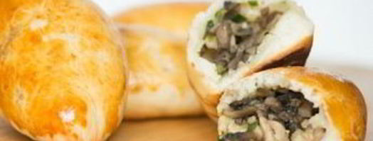 пирожки с грибами и курицей. Шаг 9