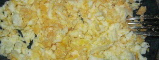 пирожки с грибами, луком и яйцом. Шаг 4