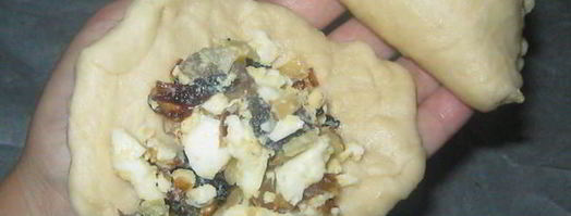 пирожки с грибами, луком и яйцом. Шаг 5