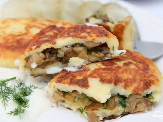 Рецепт пирожков с грибами жареные