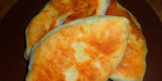 Пирожки с картофелем на квасе