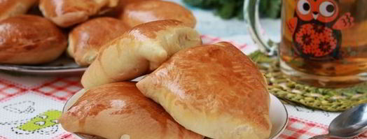 пирожки с колбасой и сыром. Шаг 14