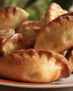 Пирожки с колбасой в духовке