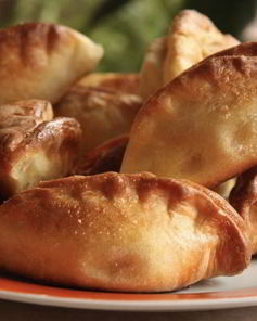 Пирожки с колбасой в духовке