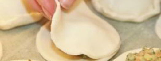 пирожки с лососем. Шаг 8