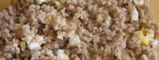 пирожки с яйцом и мясом. Шаг 8