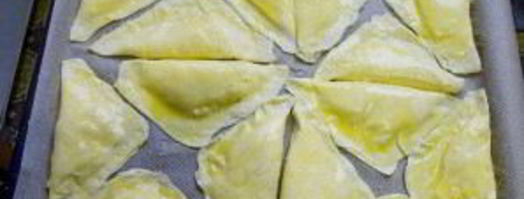 пирожки-треугольники с мясом. Шаг 5