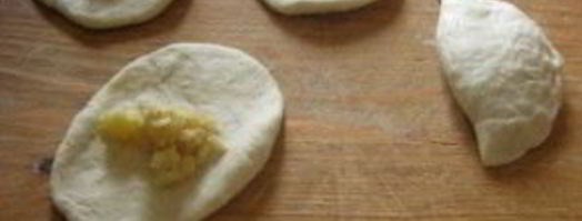 постные жареные пирожки. Шаг 4