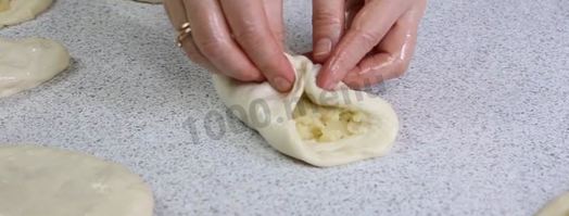 тонкие пирожки с картошкой. Шаг 29