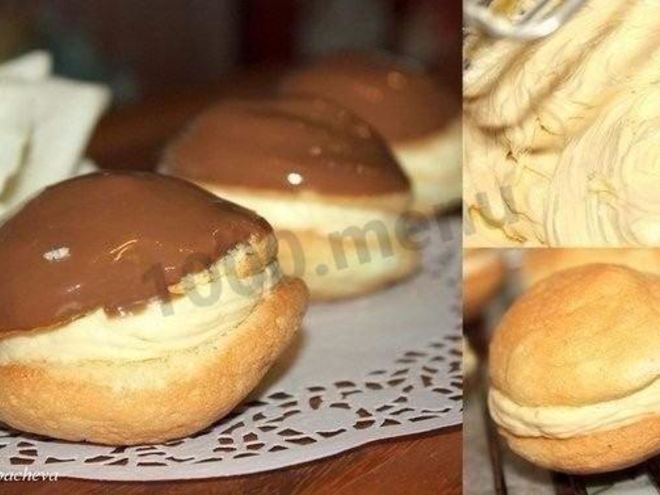 Рецепт бисквитного пирожного с кремом