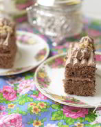 Бисквитное пирожное с масляно-шоколадным кремом по ГОСТу