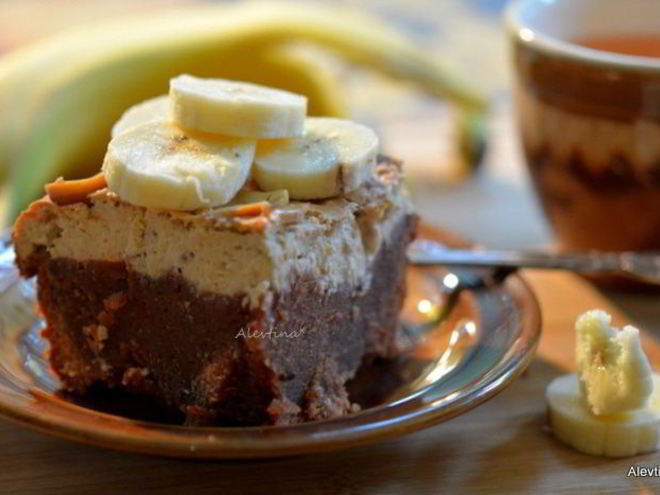 Рецепт брауни бананового сплит