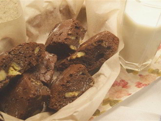 Рецепт брауни с бананом и темным шоколадом