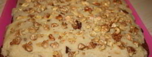 брауни с глазурью и орехами. Шаг 8