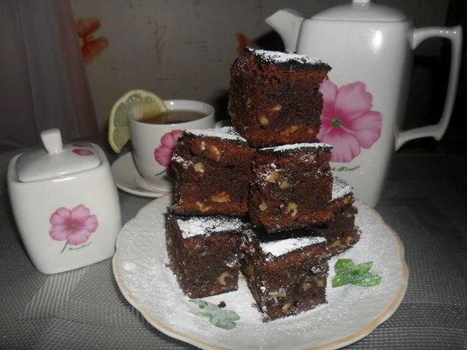 Рецепт брауни с орехами