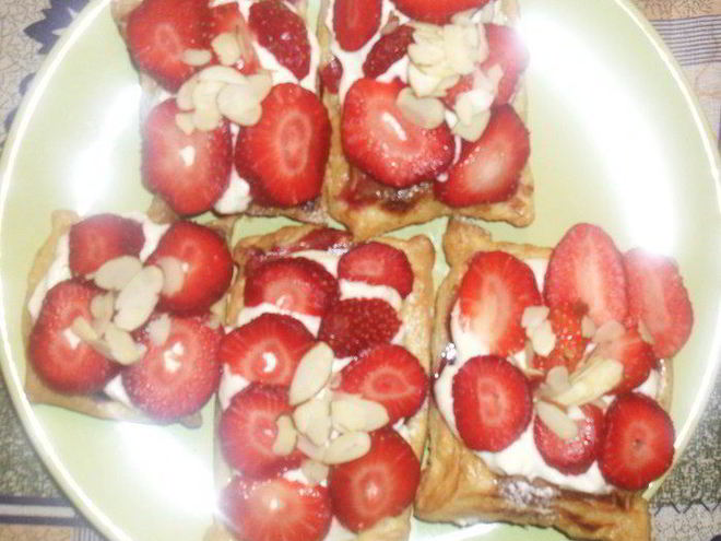 Рецепт фруктово-кремового пирожного эллементарио