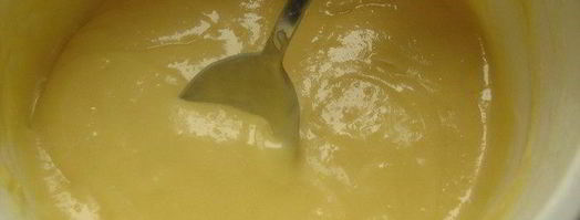 маленькие заварные пирожные с оригинальным баклажанным кремом. Шаг 5