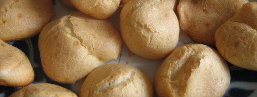 маленькие заварные пирожные с оригинальным баклажанным кремом. Шаг 6