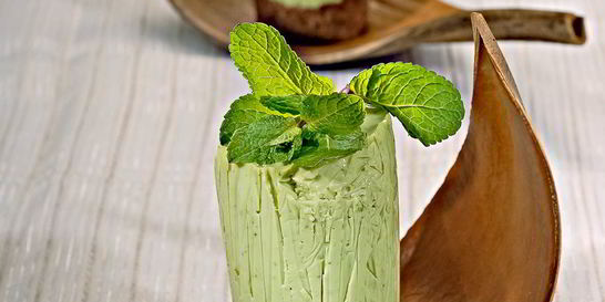 Мятно-творожные пирожные