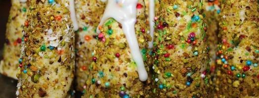 новогодние пирожные елочки с начинкой. Шаг 12