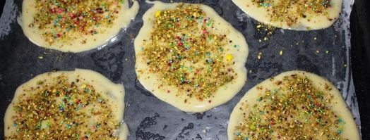 новогодние пирожные елочки с начинкой. Шаг 5