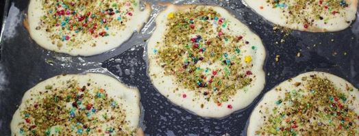 новогодние пирожные елочки с начинкой. Шаг 6