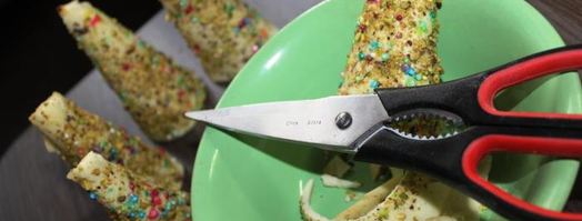 новогодние пирожные елочки с начинкой. Шаг 8