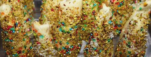 новогодние пирожные елочки с начинкой. Шаг 9