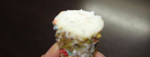 новогодние пирожные елочки с начинкой. Шаг 11