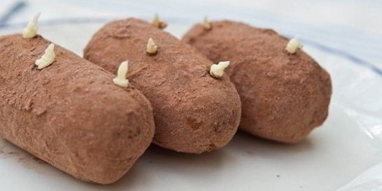 Пирожное Картошка из бисквита