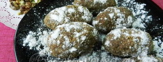 пирожное картошка с орехами и коньяком. Шаг 11