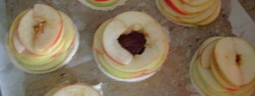 пирожное слоеное яблочко. Шаг 6