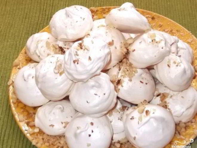 Рецепт пирожного воздушного безе