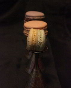 Пирожные макароны на итальянской меренге