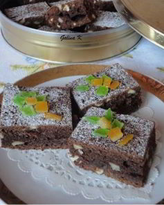 Пирожные с орехами кешью