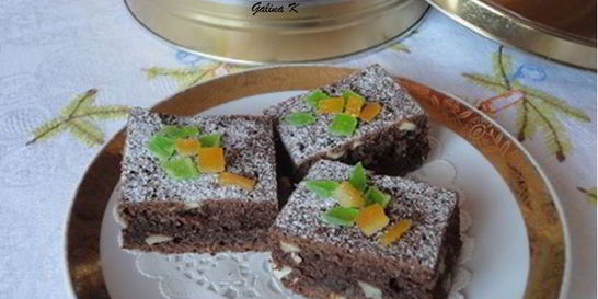 Пирожные с орехами кешью