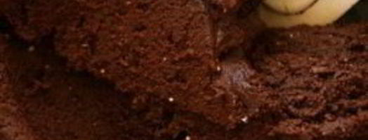 пирожные с шоколадом, рисовыми хлопьями и арахисовым маслом. Шаг 4