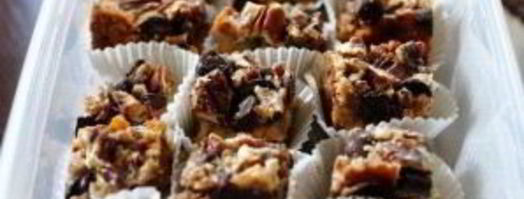 пирожные с шоколадом, сгущенкой и орехами. Шаг 5