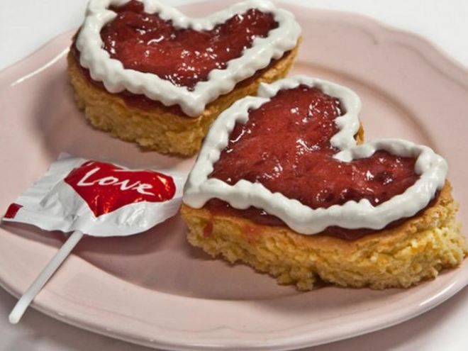 Рецепт пирожных валентинок
