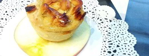 португальское пирожное натас с яблоками. Шаг 14