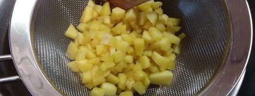 португальское пирожное натас с яблоками. Шаг 4