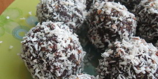 Шоколадно-кокосовые пирожные