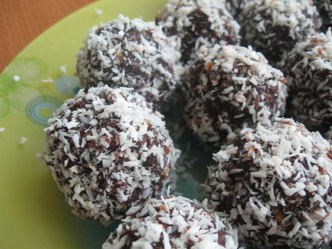 Рецепт шоколадна-кокосовых пирожные