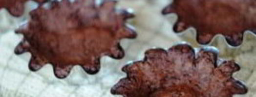 шоколадно-вишневые пирожные. Шаг 4