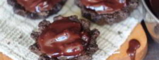 шоколадно-вишневые пирожные. Шаг 6